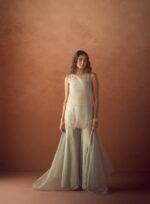 Soft Petal Palazzo Suit